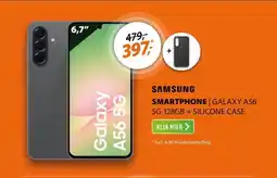 Expert Samsung Galaxy A56 5G 128GB + Silicone Case Grafiet aanbieding