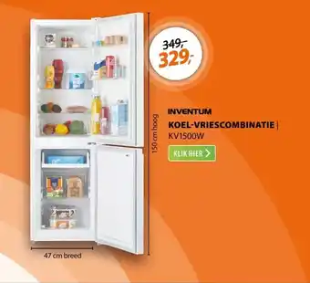 Expert Inventum KV1500W Wit aanbieding