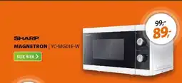 Expert Sharp YC-MG01E-W Wit aanbieding
