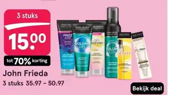 Etos John Frieda aanbieding