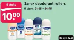 Etos Sanex deodorant rollers aanbieding