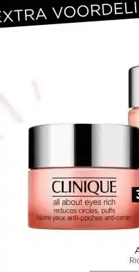 ICI Paris XL Clinique All About Eyes Rich Cream of Cream aanbieding