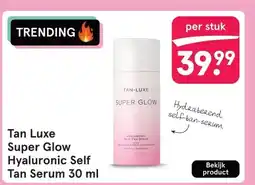 Etos Tan Luxe Super Glow Hyaluronic Self Tan Serum 30 ml aanbieding