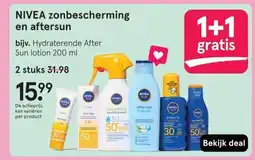 Etos NIVEA zonbescherming en aftersun aanbieding