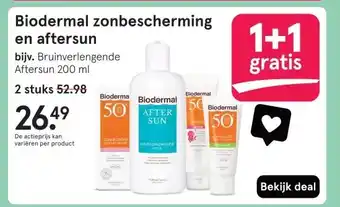 Etos Biodermal zonbescherming en aftersun aanbieding