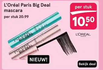 Etos L'Oréal Paris Big Deal mascara aanbieding