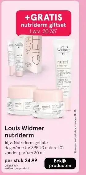Etos Louis Widmer nutriderm aanbieding