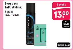 Etos Syoss en Taft styling aanbieding
