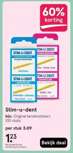 Etos Stim-u-dent aanbieding