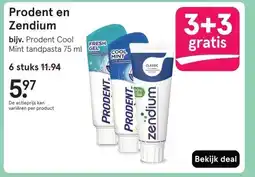 Etos Prodent en Zendium aanbieding