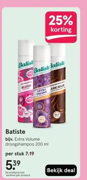 Etos Batiste aanbieding