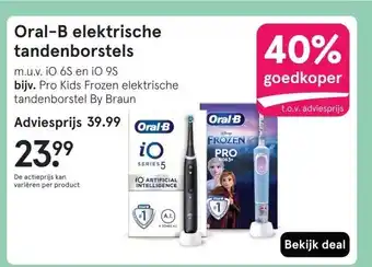 Etos Oral-B elektrische tandenborstels aanbieding