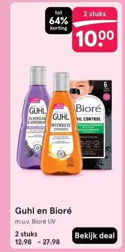 Etos Guhl en Bioré aanbieding