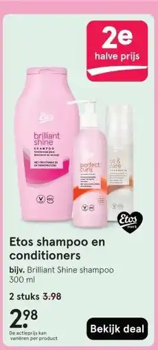 Etos Etos shampoo en conditioners aanbieding