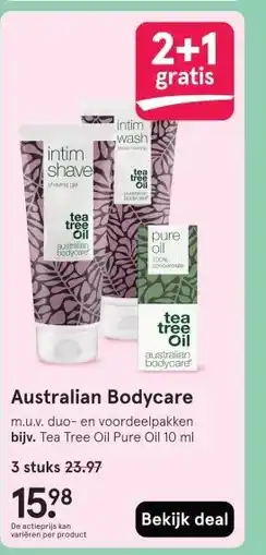 Etos Australian Bodycare aanbieding