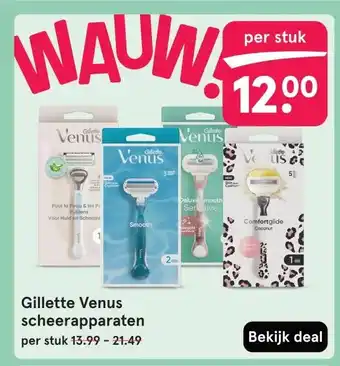 Etos Gillette Venus scheerapparaten aanbieding