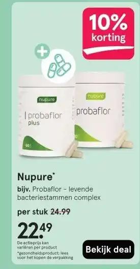 Etos Nupure aanbieding