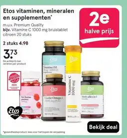 Etos Etos vitaminen, mineralen en supplementen aanbieding