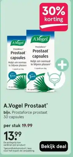 Etos A.Vogel Prostaat aanbieding