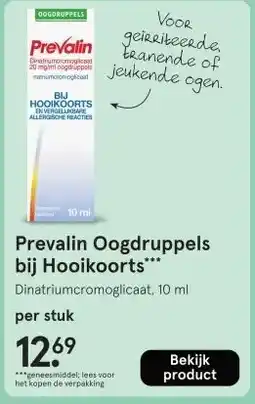 Etos Prevalin Oogdruppels bij Hooikoorts*** aanbieding