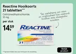 Etos Reactine Hooikoorts 21 tabletten*** aanbieding