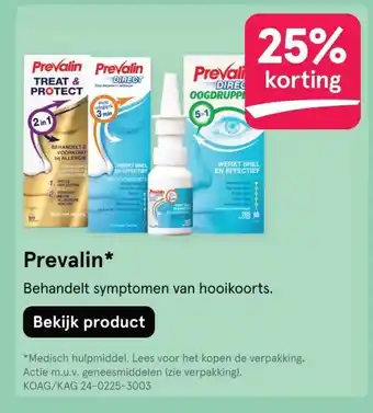 Etos Prevalin* aanbieding