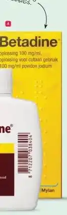 Etos Betadine oplossing 30 ml, 100 mg/ml Povidonjood aanbieding