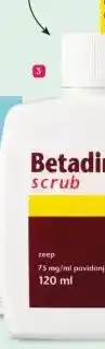 Etos Betadine Scrub 120 ml, 100 mg/ml Povidonjood aanbieding