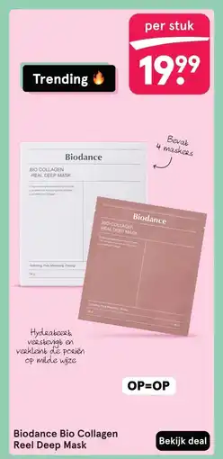 Etos Biodance Bio Collagen Reel Deep Mask aanbieding