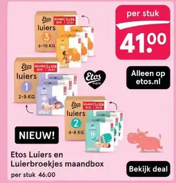 Etos Etos Luiers en Luierbroekjes maandbox aanbieding