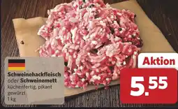 Combi Schweinehackfleisch oder Schweinemett aanbieding