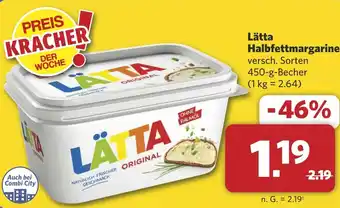 Combi Lätta Halbfettmargarine aanbieding