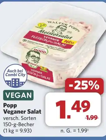 Combi Popp Veganer Salat aanbieding