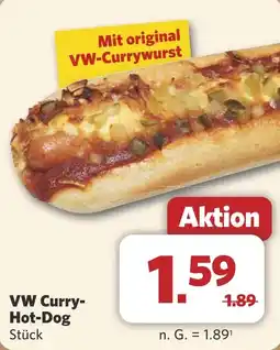 Combi VW Curry- Hot-Dog aanbieding
