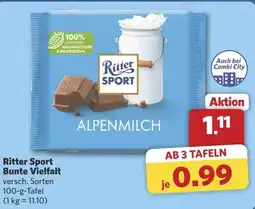 Combi Ritter Sport Bunte Vielfalt aanbieding