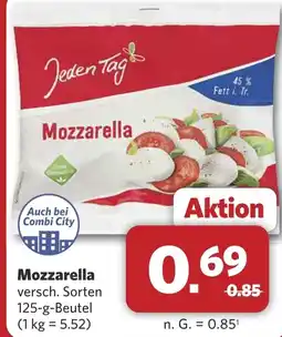 Combi Mozzarella aanbieding
