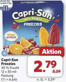 Combi Capri-Sun Freezies aanbieding
