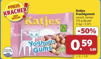Combi Katjes Fruchtgummi aanbieding