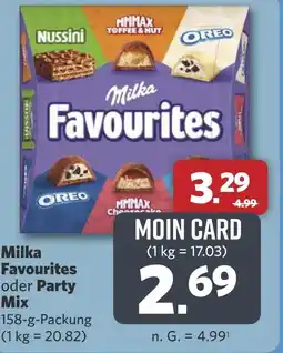 Combi Milka Favourites oder Party Mix aanbieding