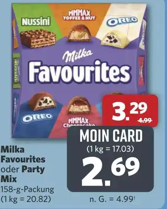 Combi Milka Favourites oder Party Mix aanbieding