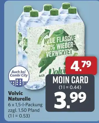 Combi Volvic Naturelle aanbieding