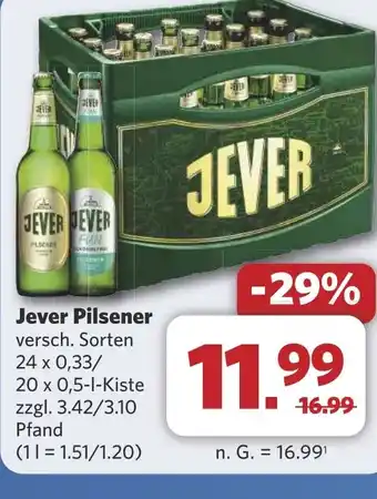 Combi Jever Pilsener aanbieding