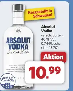 Combi Absolut Vodka aanbieding