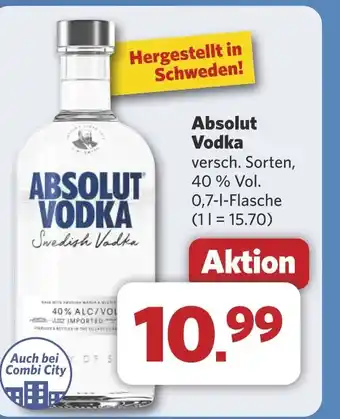Combi Absolut Vodka aanbieding
