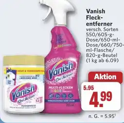 Combi Vanish Fleck- entferner aanbieding