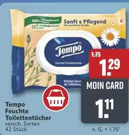 Combi Tempo Feuchte Toilettentücher aanbieding