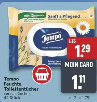 Combi Tempo Feuchte Toilettentücher aanbieding