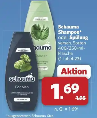 Combi Schauma Shampoo* oder Spülung aanbieding