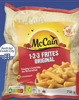 Combi VEGAN McCain 1.2.3 Frites Original, Western oder Deluxe aanbieding