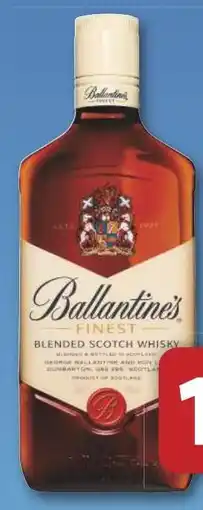 Combi Ballantines Blended Scotch Whisky aanbieding
